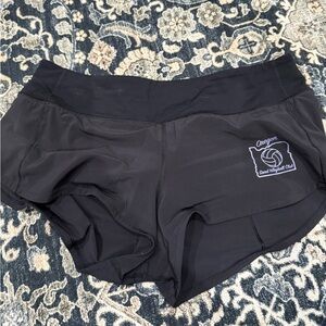 Womens black lululemon shorts